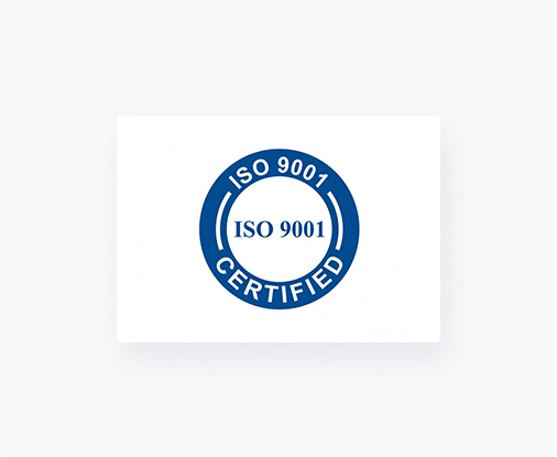 2017- ISO 9001 Certfication